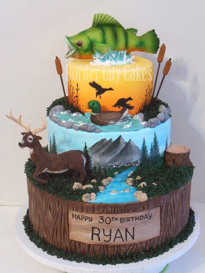 Sportsmans Cake – All edible (other