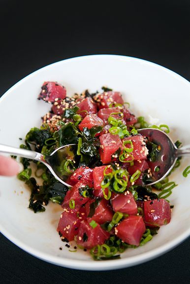 Tuna Poke – made with raw tuna
