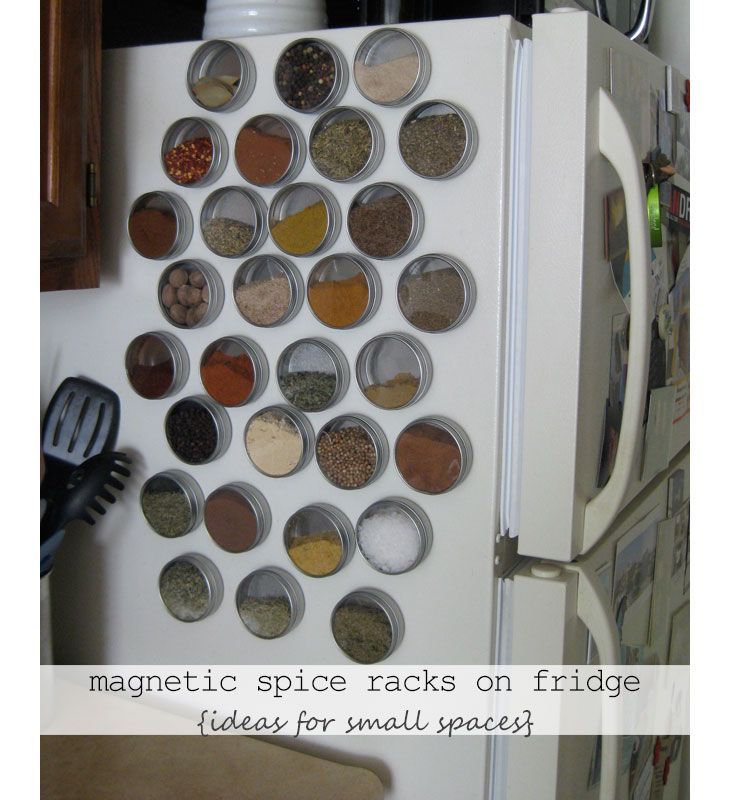 Use Magnetic Spice Racks on Your Re