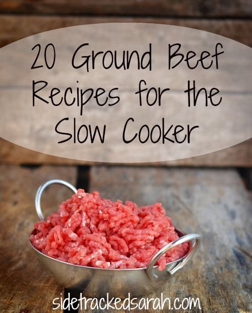 20 Ground Beef Recipes for the Slow