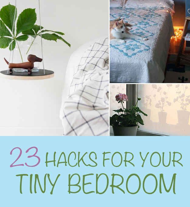 23 Hacks For Your Tiny Bedroom – Bu