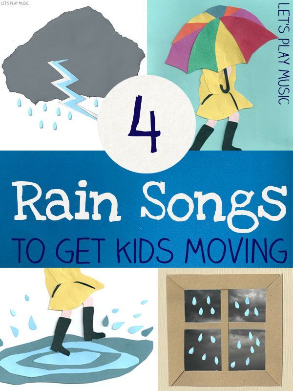 4 Rain Rhymes to Get Kids M