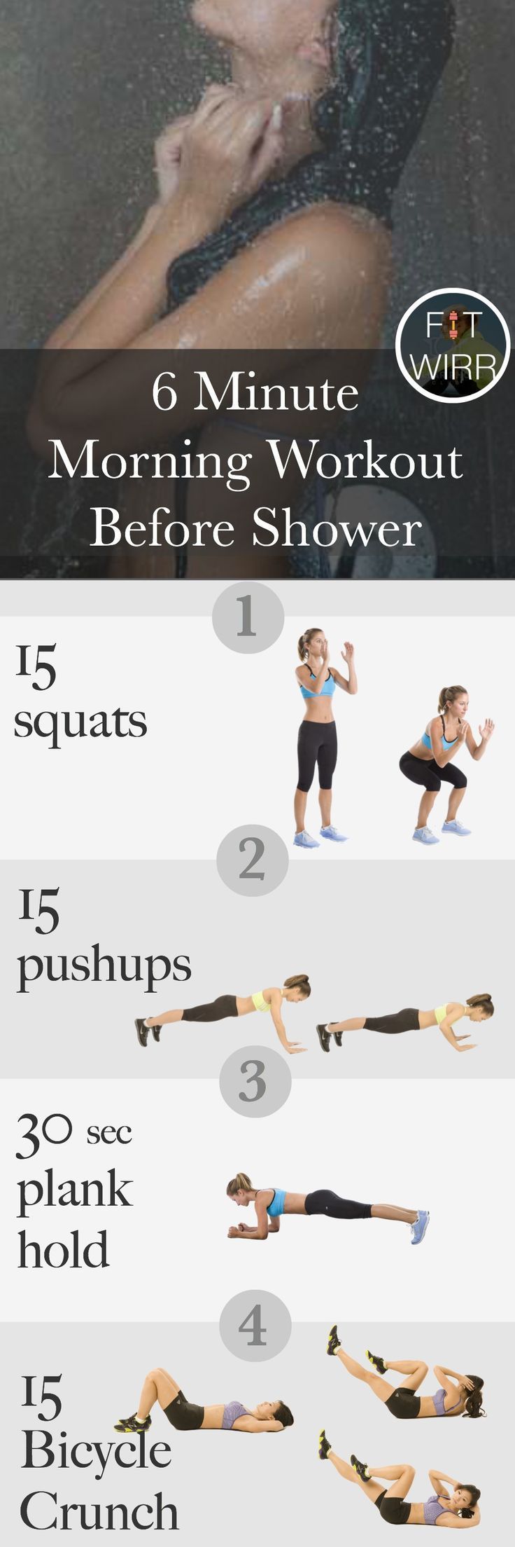 6 minute workout when your