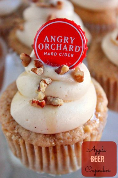 Angry orchard cupcakes. Now all I n