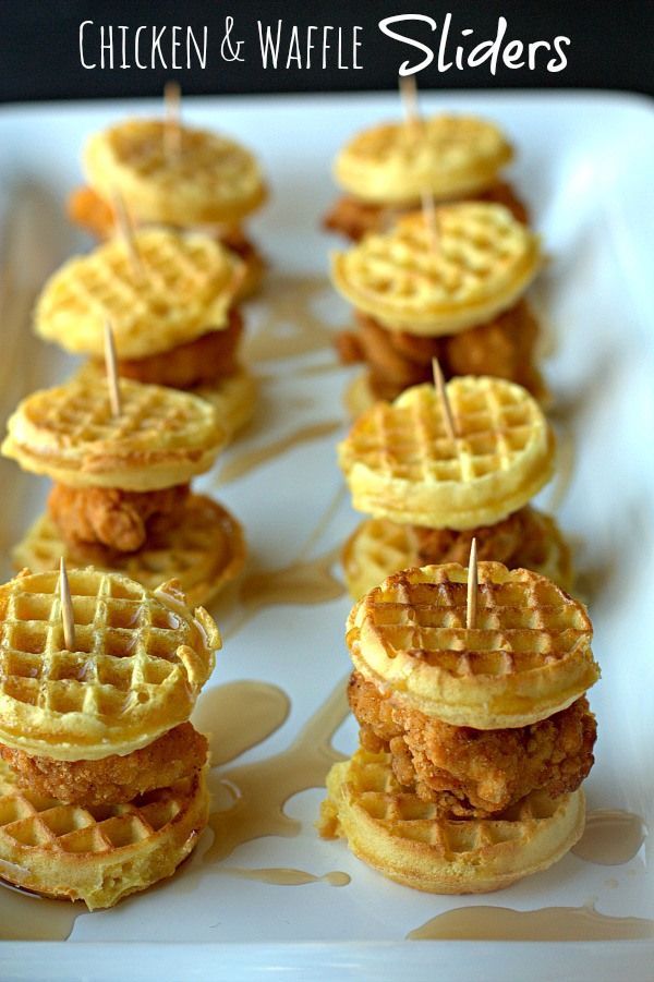 Chicken & Waffle Sliders: G