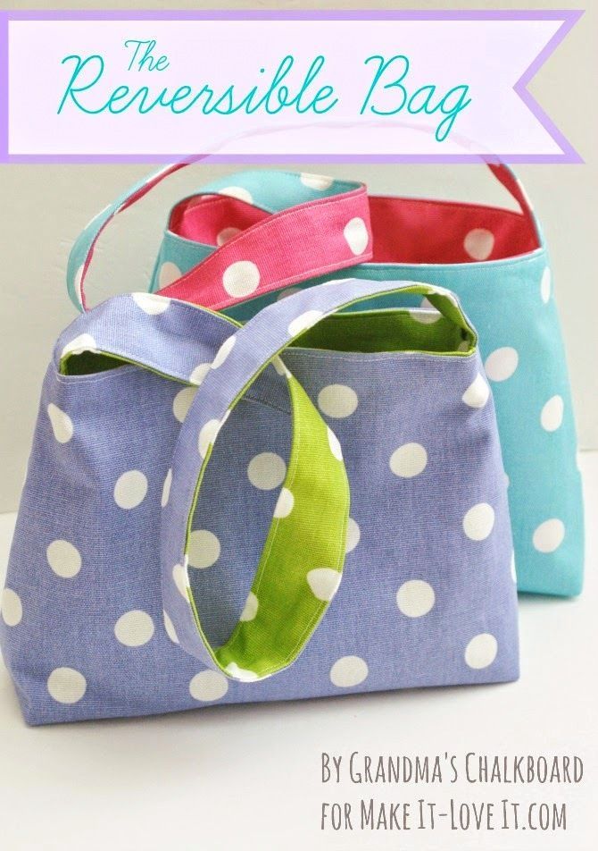 DIY Reversible Bag…for kids! —