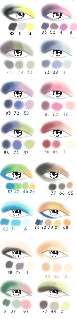 Eye Shadow Combinations for