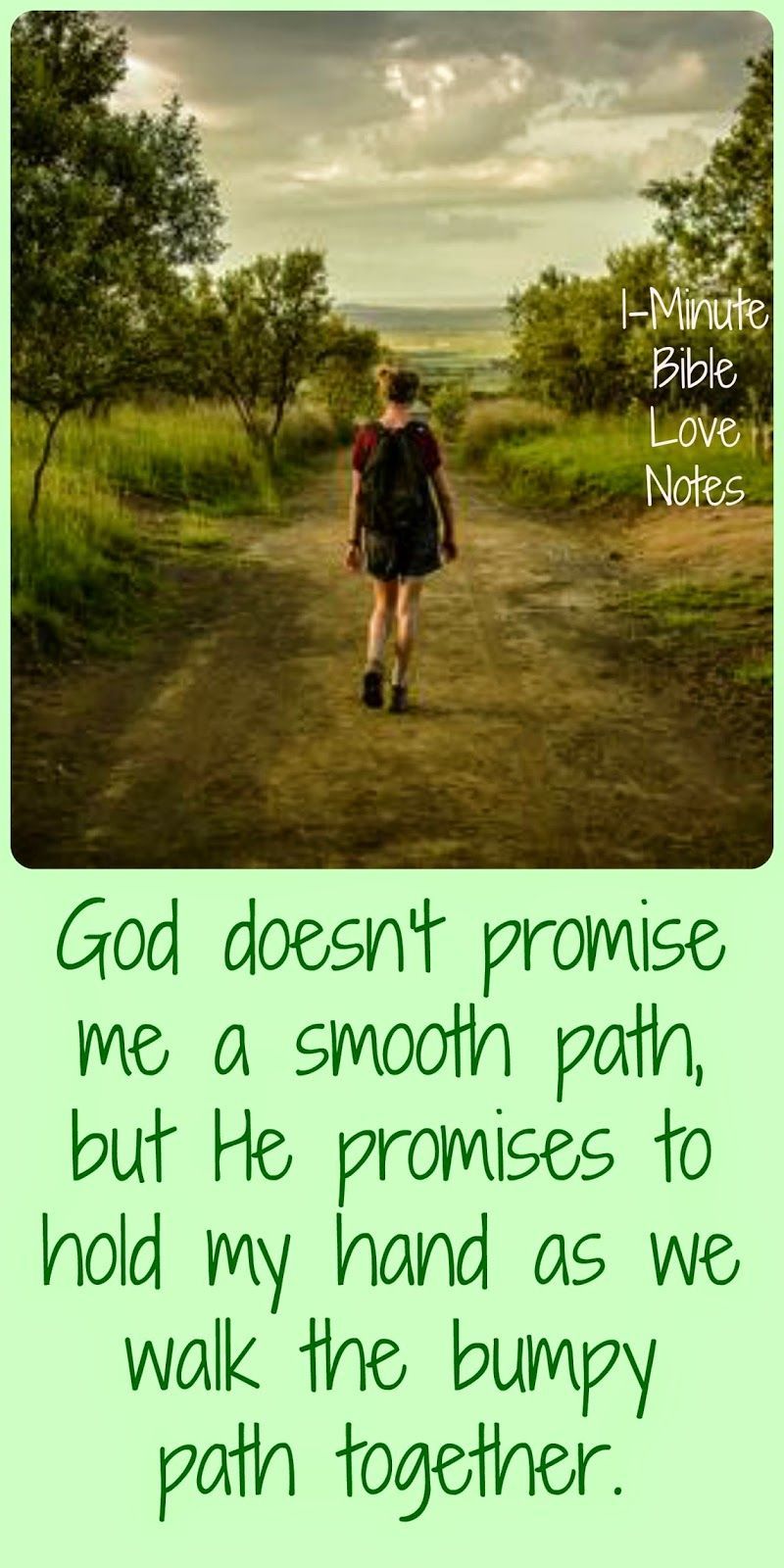 God doesnt promise smooth p