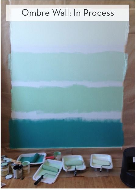 How To: Paint an Ombre Wall  Curbly