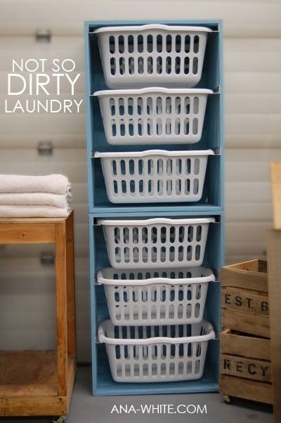 Laundry room organization…and whe