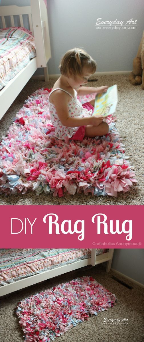 Make your own DIY Rag Rug.