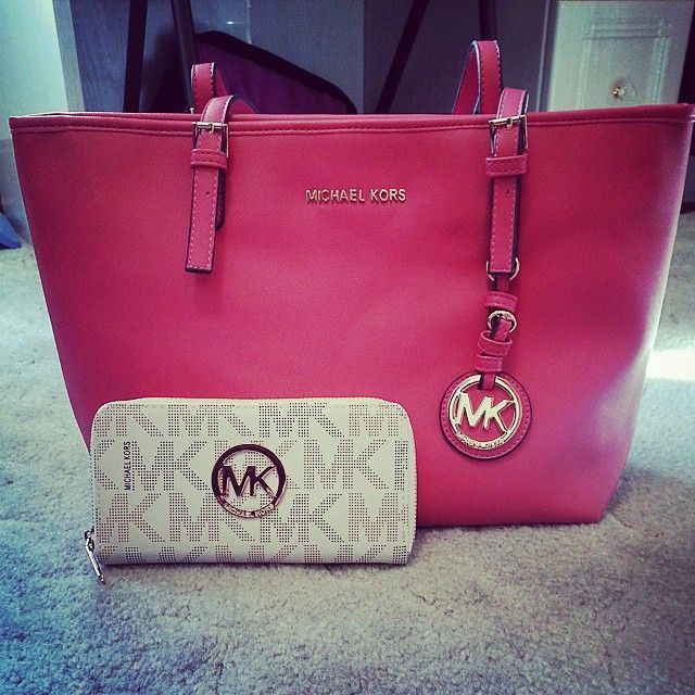 Pink Michael Kors Handbags #Michael