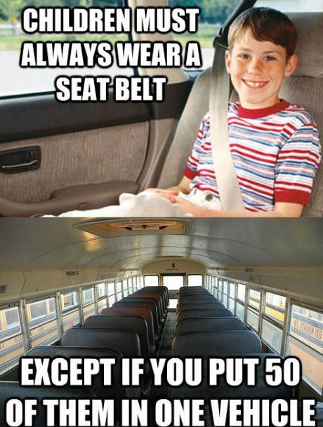 School busses make no sense