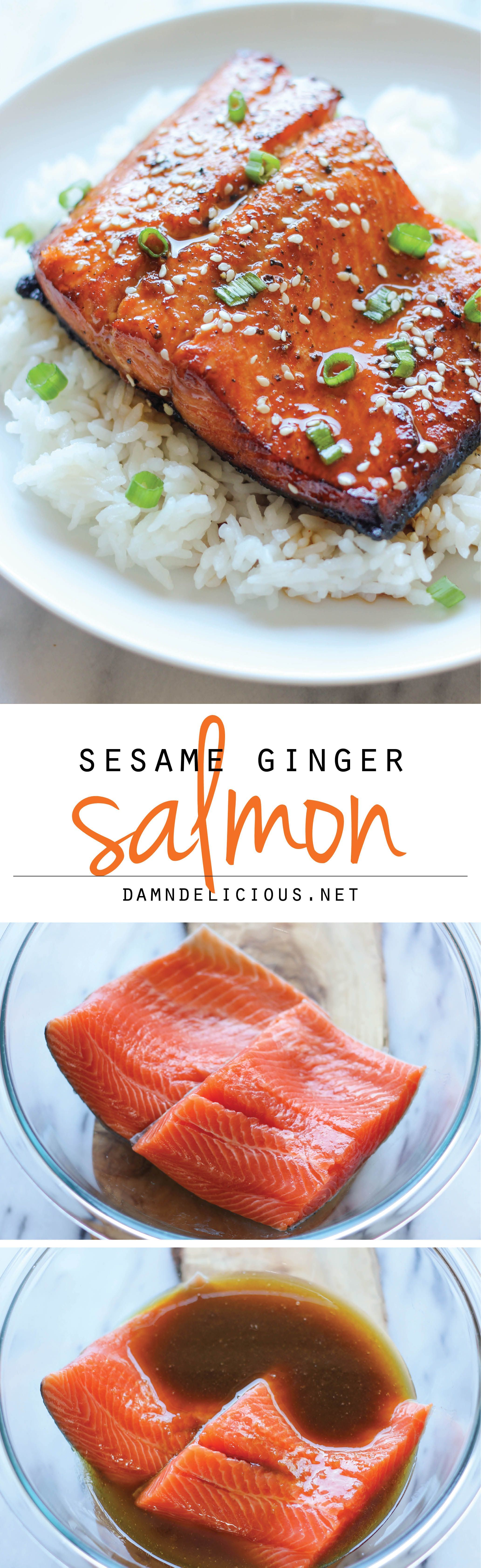 Sesame Ginger Salmon – A super easy