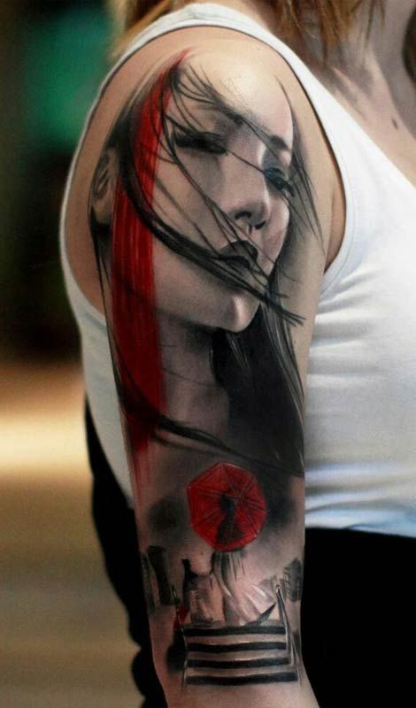 sleeve tattoos, arm tattoos, inked