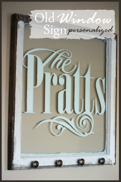 StoneGable: OLD WINDOW SIGN