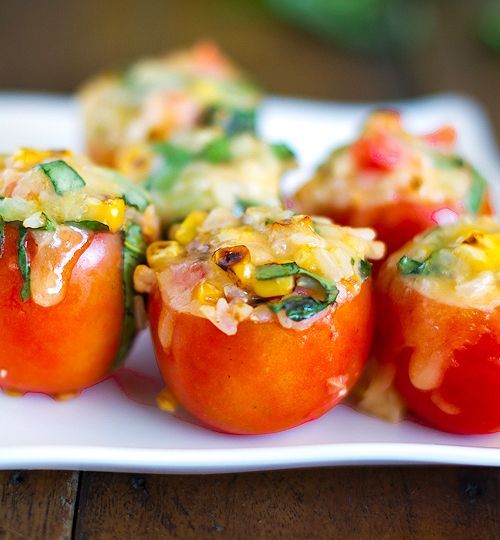 Stuffed Tomatoes (substituted pasta