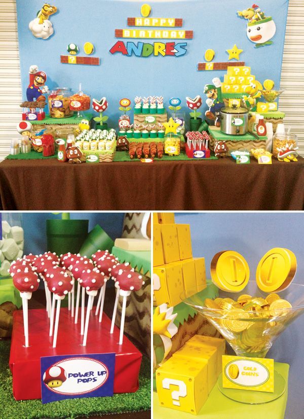 Super Mario Brothers Party Ideas: p