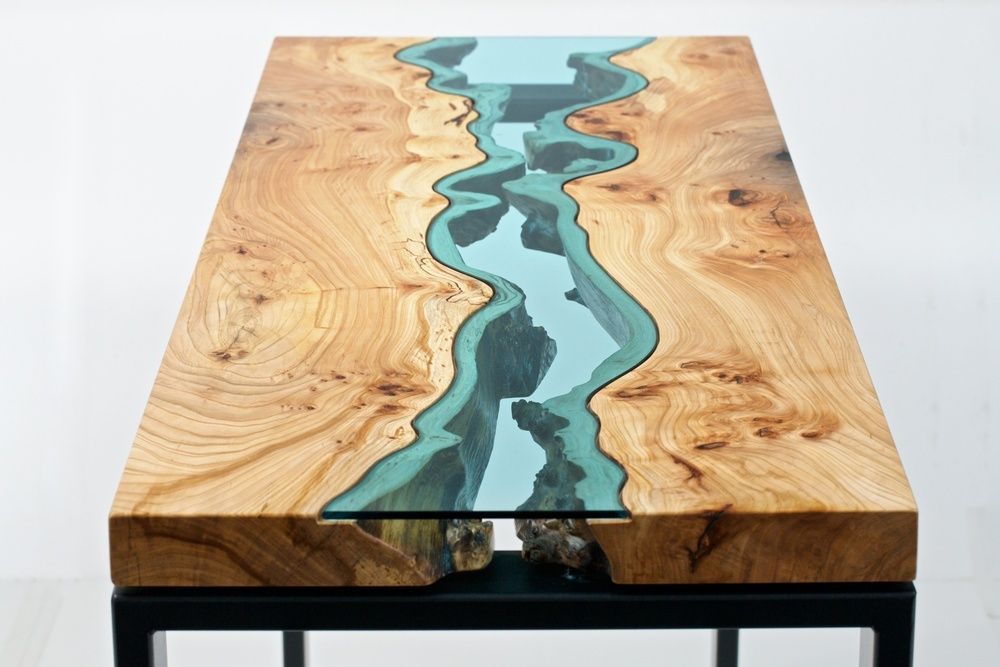 Table Topography: Wood Furniture Em