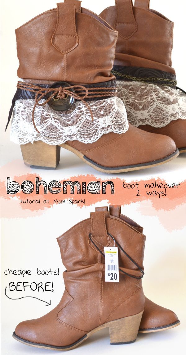 This Bohemian Boot Makeover