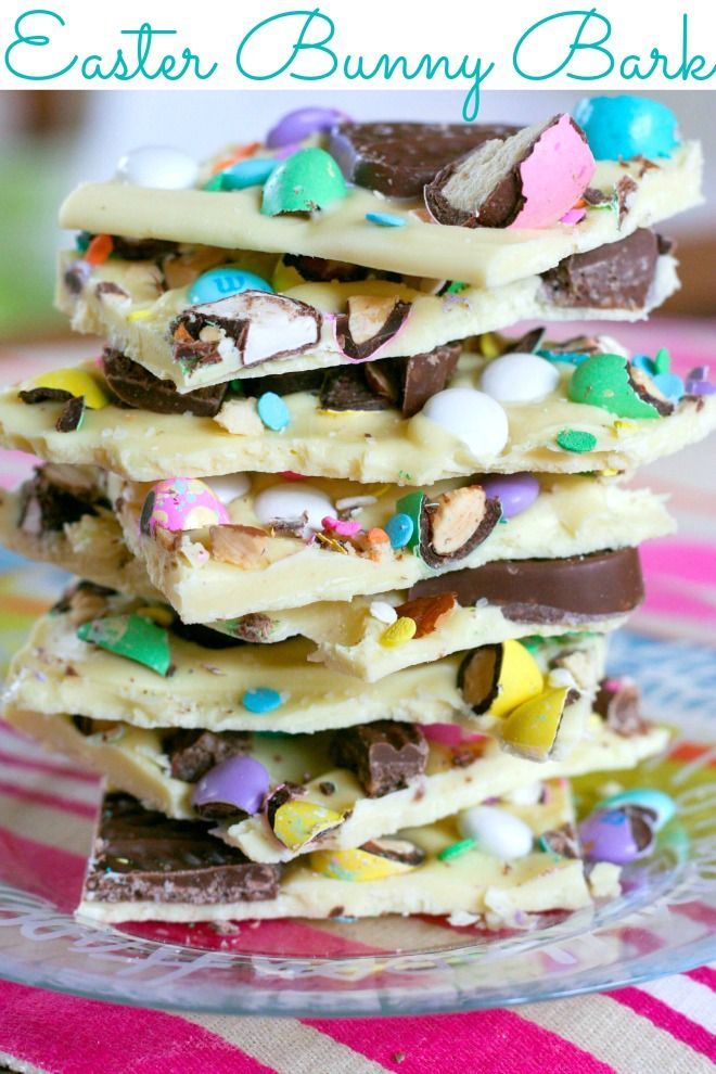 This Easter Bunny Bark is fun Easte