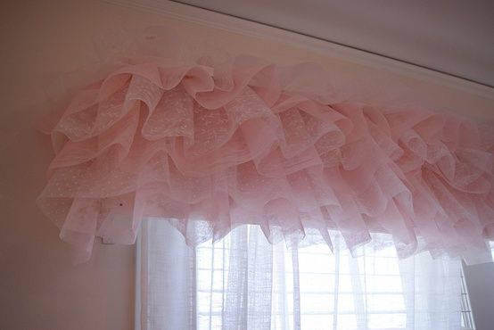tutu curtains. OMG love. WHY have I