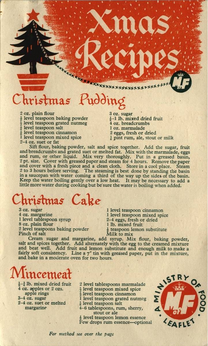 Wartime Recipes Cakes | Rem