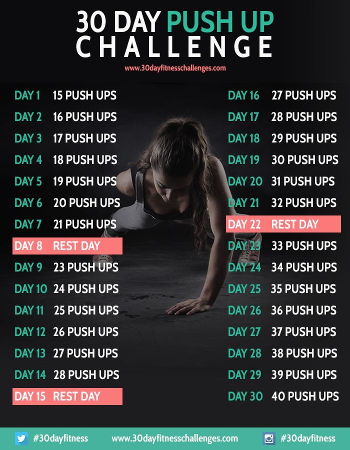 30 Day Push Up Challenge Fi