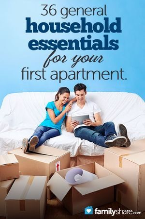 36 general household essentials for your first