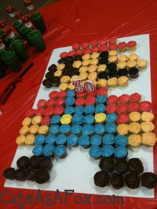 8 bit Mario Cupcake “Cake”