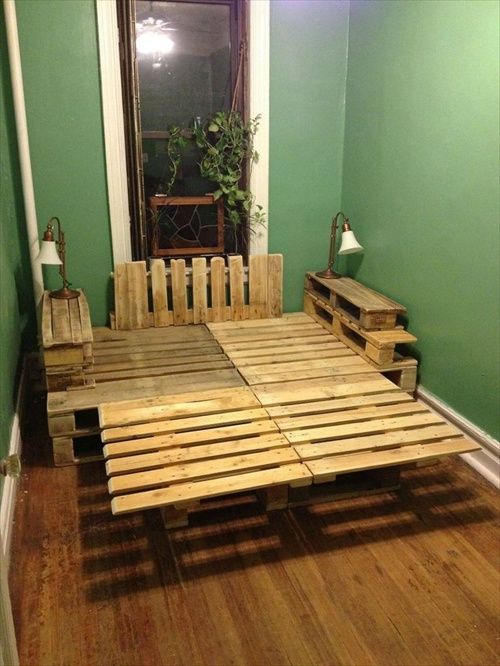 9 Ways to Create Bed Frames Out of Used Pallet Wood – Pallet