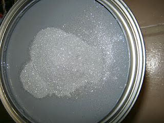 Add Valspars Paint Crystals to any gallon of paint. Makes it sparkly! Umm, hell yeah!!! Im thinking of doing Lilys room a toned down, lighter purple with one wall sparkly :) What little
