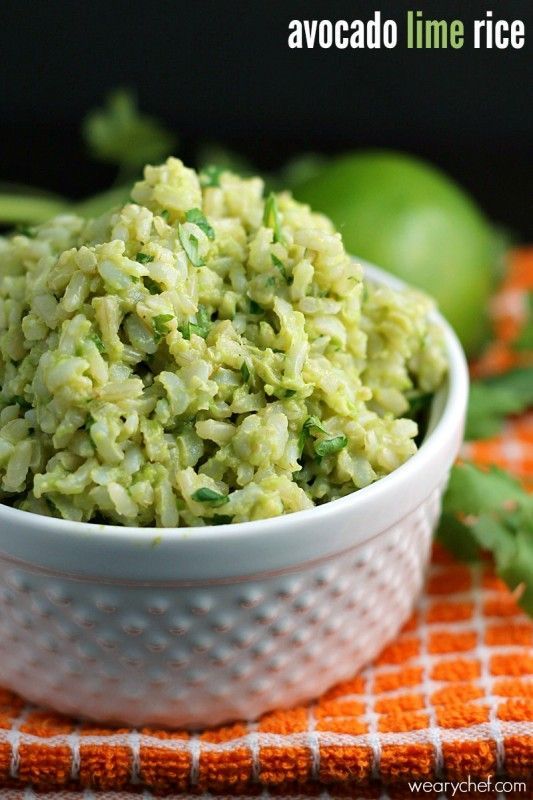 Avocado Lime Rice – Get thi