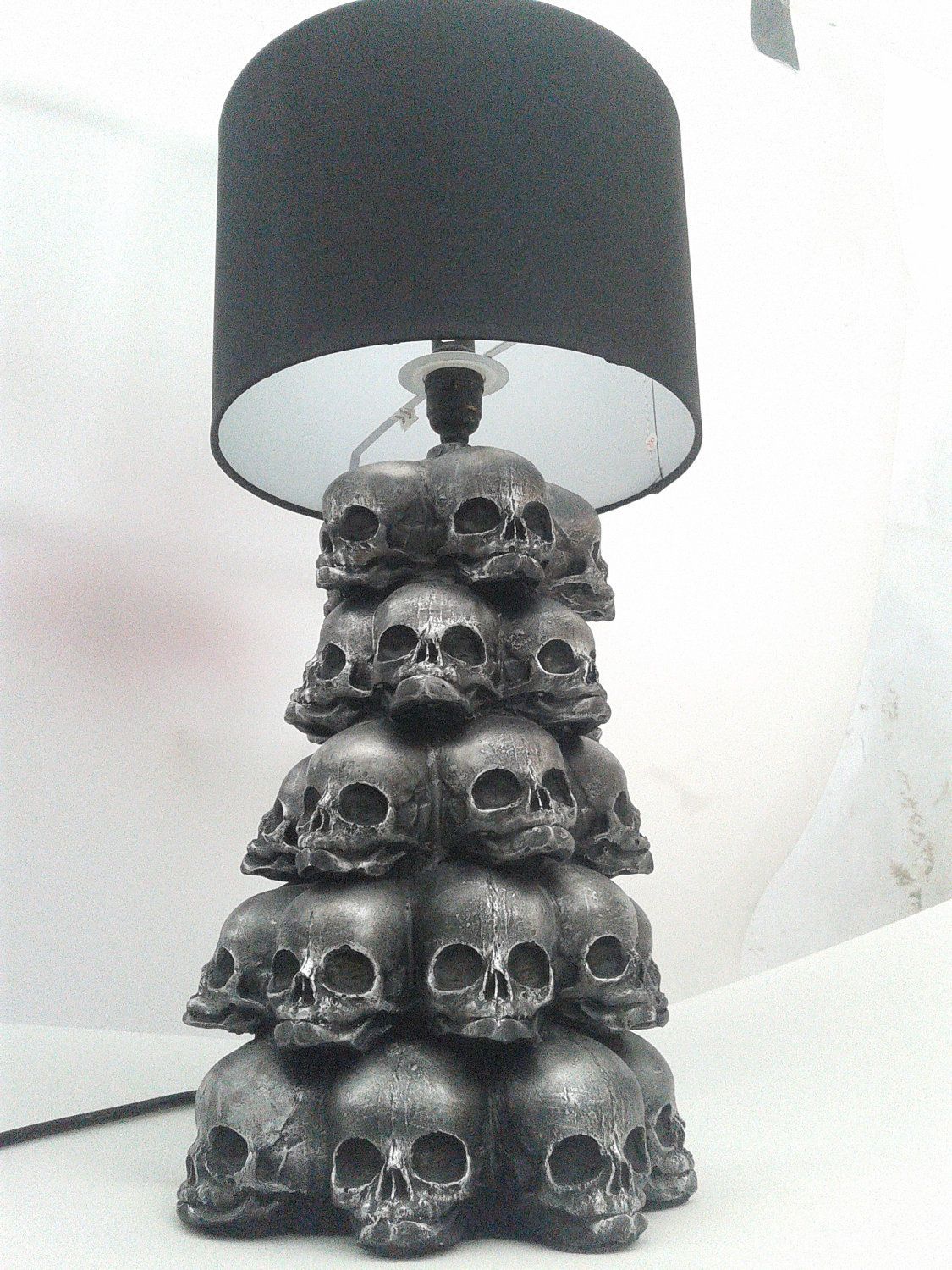 Baby Skull Lamp. 90.00, via Etsy. I think this is the coolest lamp Ive ever seen in my