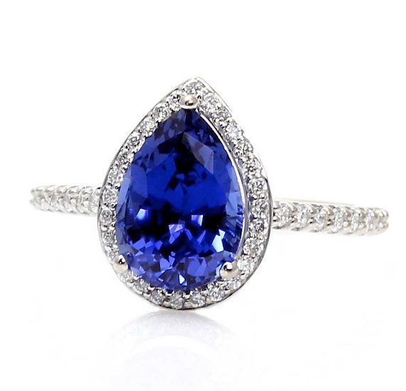 Blue Sapphire Engagement Ri
