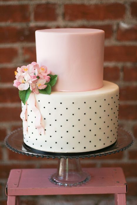 Blush pink cake.  Great for