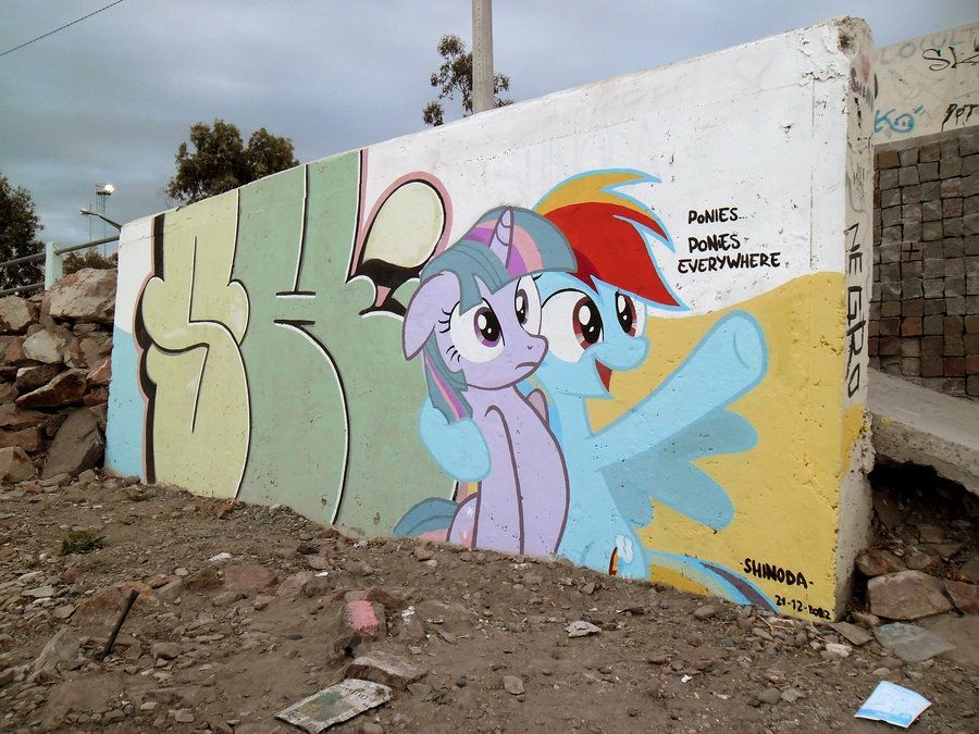 BRONY GRAFFITI ARTIST IN ARGENTINA MAKES MY LITTLE PONY