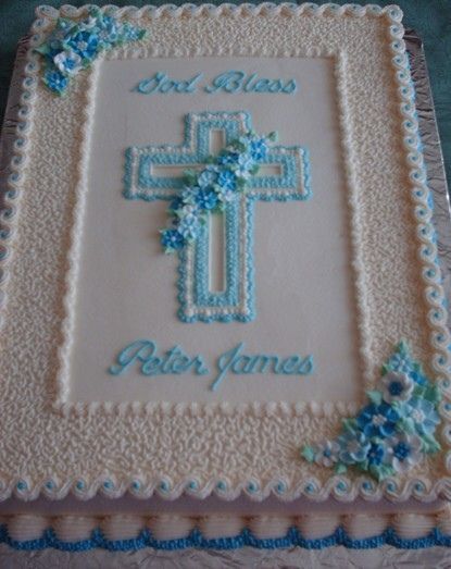 buttercream baptism cake | first communion baptism cake cake frosted and decorated in buttercream … (Second