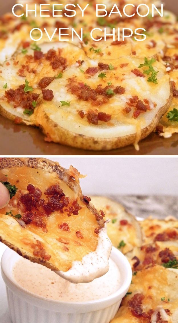 cheesy potato bacon oven ch