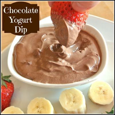 Chocolate Yogurt Dip Recipe