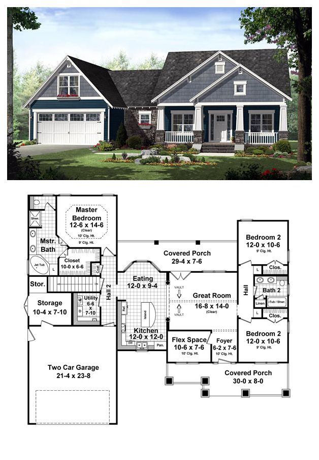 Country House Plan 55603 |