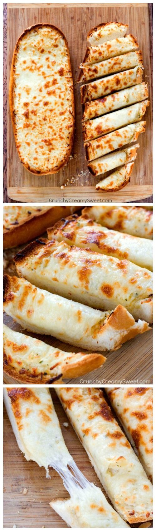 Easy Cheesy Garlic Bread made in just 20