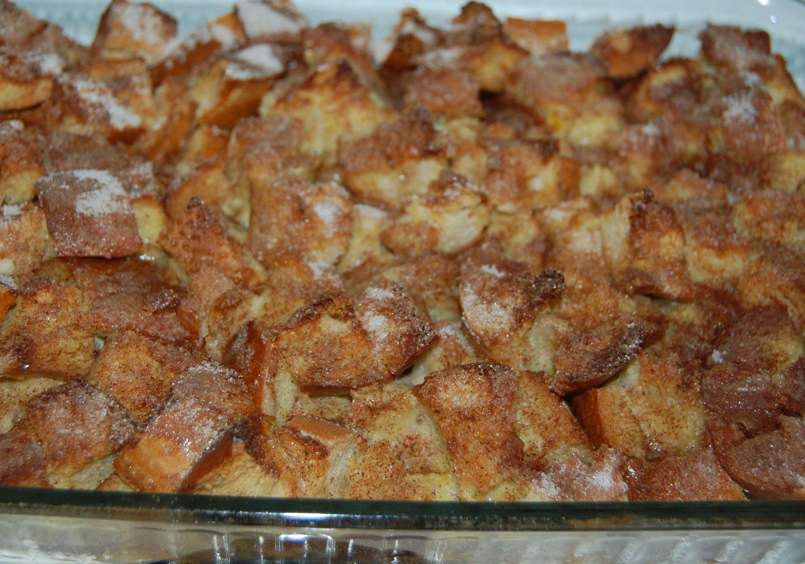 French Toast Casserole – made it for everyone on Christmas Eve!  Was a big
