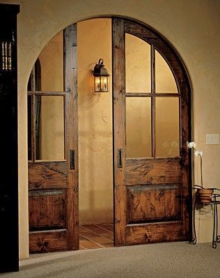 Gorgeous Pocket Doors..wonder if they were recently made or original to the