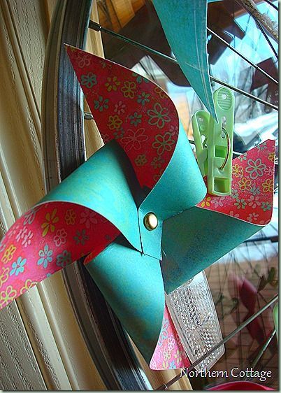 How to make a pinwheel- perfect for the preschool kids during the week of wind
