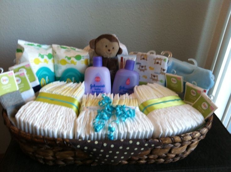 How to make an adorable baby shower gift basket, while keeping within a