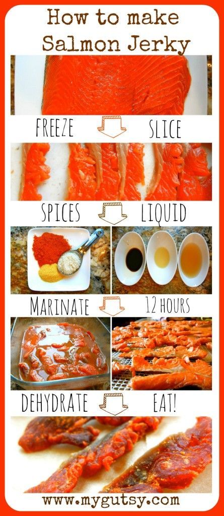 How to make Salmon Jerky. A bit of work, I guess, but cheaper than buying jerky at the