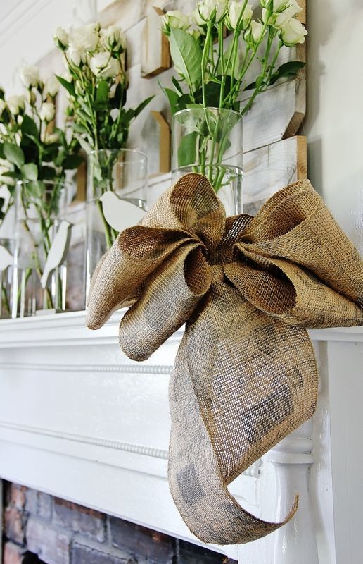 How to tie a Burlap Bow…w