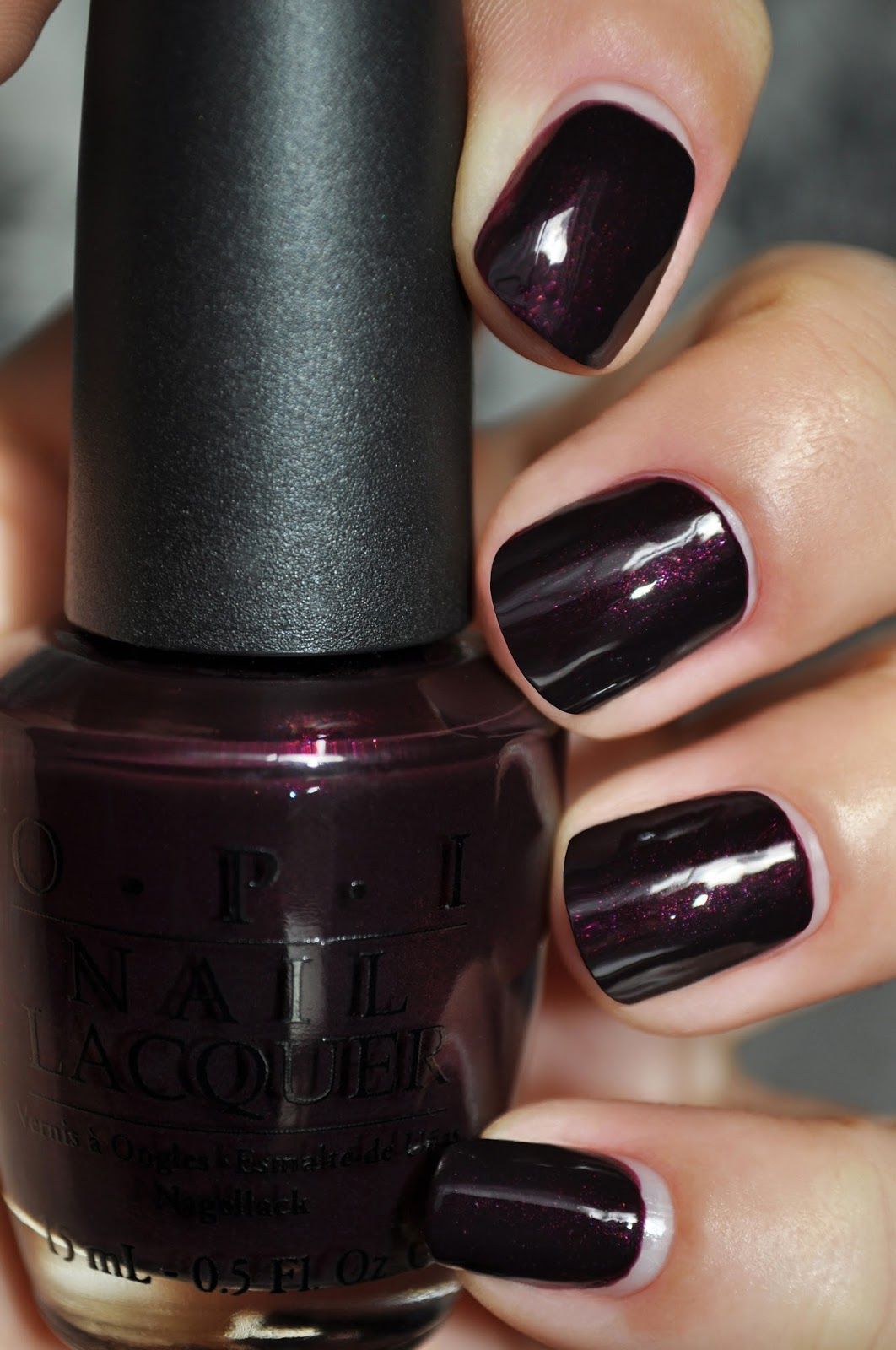 I have this color and absolutely love it.  OPI Black Cherry Chutney.  My new winter