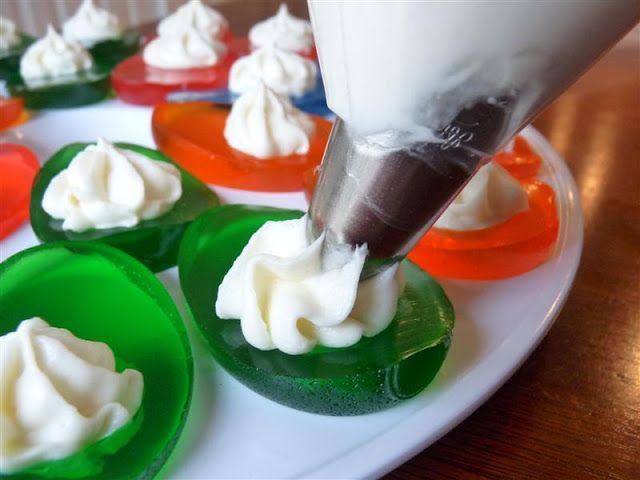 Jello deviled eggs…why didnt I think of that! Great alternative for kids or people who dont like the real deal!